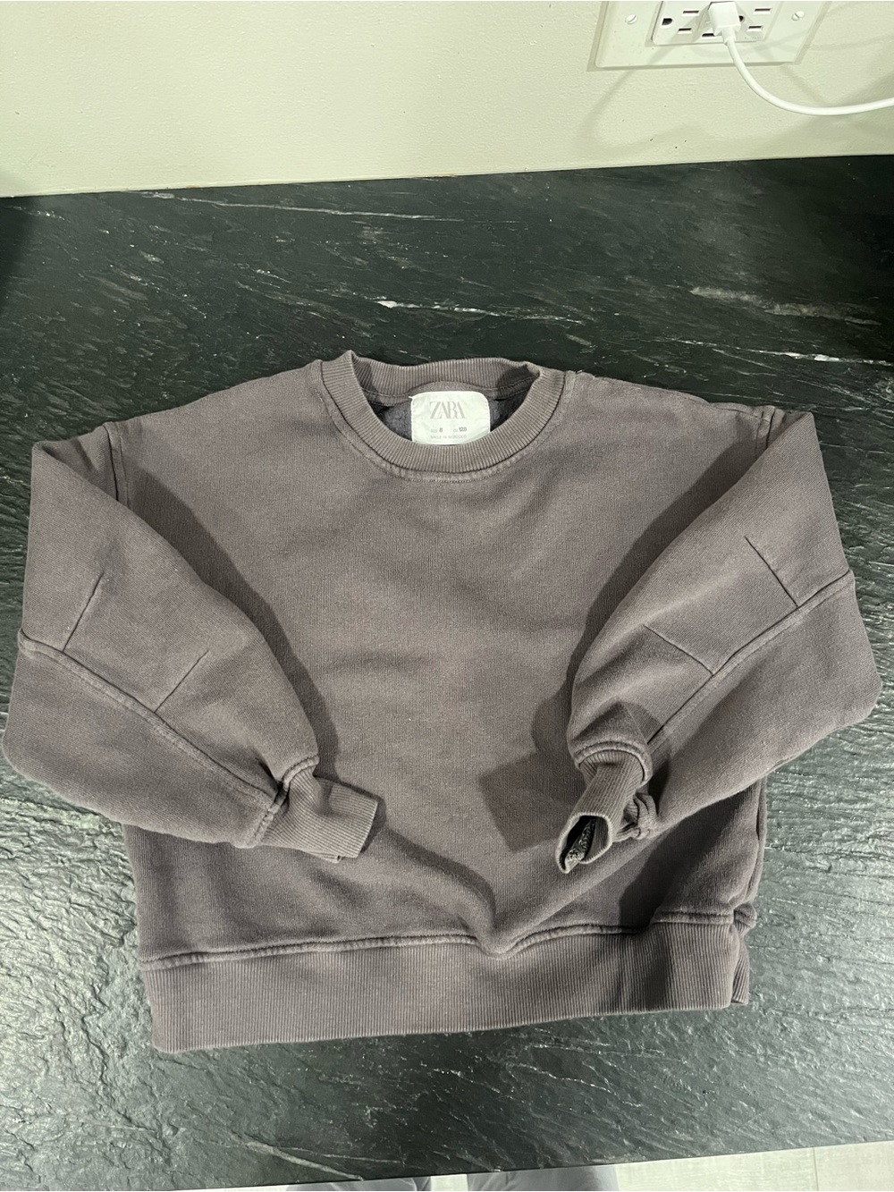 Zara boys Charcoal Crewneck Sweatshirt